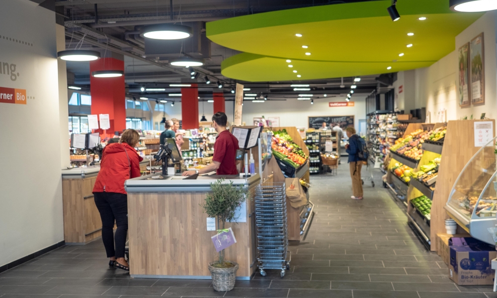 Kunden im Laden